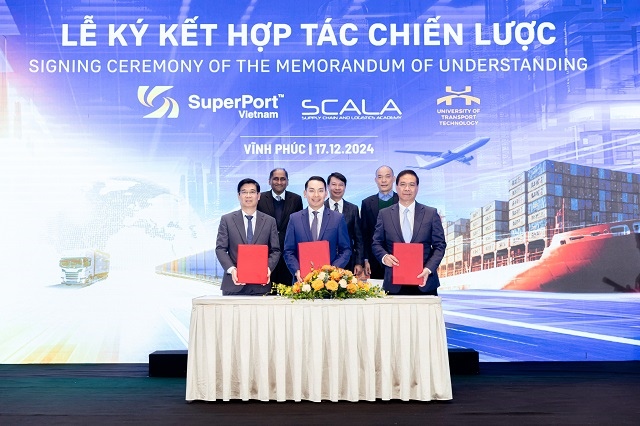 Việt Vam SuperPortTM và Đại học Công nghệ Giao thông Vận tải hợp tác thành lập phòng thí nghiệm logistics, tăng cường nguồn nhân lực cho ngành logistics Việt Vam